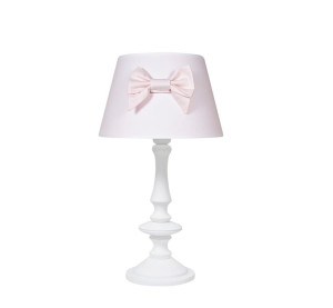 Lampka pudrowa z kokardą