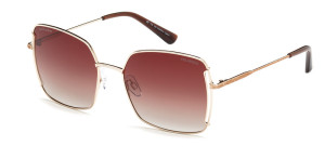 Okulary Przeciwsłoneczne Damskie Polaryzacyjne Solano Ss 10449 Brązowy Brązowe