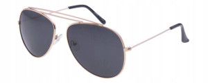 Joker Okulary Przeciwsłoneczne Damskie Z Filtrem Uv 400 Jr 4111 Czarny Czarne
