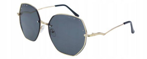 Joker Okulary Przeciwsłoneczne Damskie Z Filtrem Uv 400 Jr 4380 Cz Czarne
