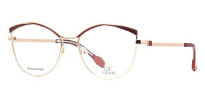Oprawki Korekcyjne Damskie Gf Ferre Gff 0168 Czerwono-złoty Złote