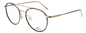 Lacoste Męskie Okulary Korekcyjne L2250 Złoty Złote