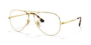 Ray-ban Okulary Korekcyjne Rbx6489 2500 - Złoto Arista R.58 Czarne