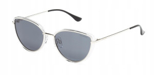 Okulary Przeciwsłoneczne Damskie Polaryzacyjne Solano Ss 10367 Czarny Czarne