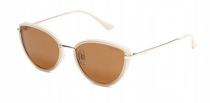 Okulary Przeciwsłoneczne Damskie Polaryzacyjne Solano Ss 10367 Brązowy Brązowe