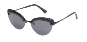 Okulary Przeciwsłoneczne Damskie Polaryzacyjne Solano Ss 10402 Szary Czarne