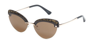 Okulary Przeciwsłoneczne Damskie Polaryzacyjne Solano Ss 10402 Brązowy Brązowe