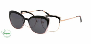 Oprawki Korekcyjne Damskie Solano Z Nakładką Z Filtrem Polaryzacyjnym Cl 10149 A Białe