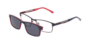 Oprawki Korekcyjne Unisex Solano Junior Z Nakładką Z Filtrem Polaryzacyjnym Cl 50030 A Białe