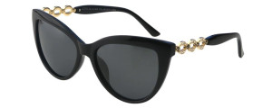 Goya Okulary Przeciwsłoneczne Damskie Z Filtrem Polaryzacyjnym - G 15217 Czarny Czarne