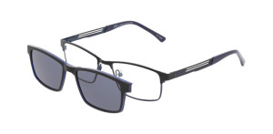 Oprawki Korekcyjne Unisex Solano Junior Z Nakładką Z Filtrem Polaryzacyjnym Cl 50030 B Białe