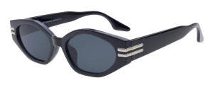 Joker  Okulary Przeciwsłoneczne Męskie Z Filtrem Uv 400 Jr 4569 Cz Czarne