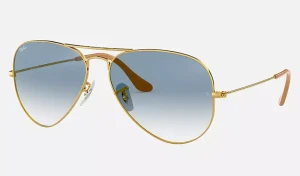 Ray-ban Okulary Przeciwsłoneczne Unisex Aviator Large Metal Rb3025 001/3f R. 58 Niebieskie