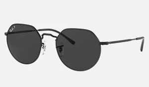 Ray-ban Okulary Przeciwsłoneczne Unisex Z Filtrem Polaryzacyjnym Jack Rb3565 002/48 L Czarne