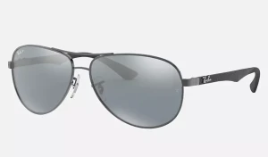 Ray-ban Okulary Przeciwsłoneczne Damskie Carbon Fibre Rb8313 004/k6 61 