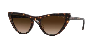 Vogue Eyewear Okulary Przeciwsłoneczne Damskie Vo5211sm Brązowy Brązowe