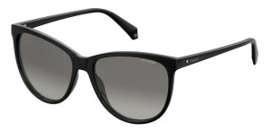 Polaroid Okulary Przeciwsłoneczne Damskie Pld 4066/s Szary Czarne