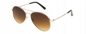 Polariss Okulary Przeciwsłoneczne Unisex Z Filtrem Polaryzacyjnym - Pol 784 Brązowy Brązowe