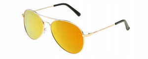 Polariss Okulary Przeciwsłoneczne Unisex Z Filtrem Polaryzacyjnym - Pol 784 Pomarańczowy Pomarańczowe