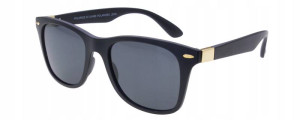 Polariss Okulary Przeciwsłoneczne Unisex Z Filtrem Polaryzacyjnym - Pol 876 Czarny Czarne