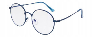 Polariss Okulary Damskie Z Filtrem Blue Light Do Komputera - Pol 906 Niebieski Niebieskie
