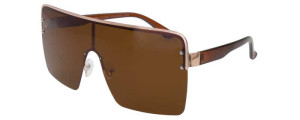 Polariss Okulary Przeciwsłoneczne Unisex Z Filtrem Polaryzacyjnym - Pol 925 Brązowy Brązowe