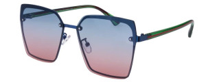 Polariss Okulary Przeciwsłoneczne Unisex Z Filtrem Polaryzacyjnym - Pol 928 Różowy Niebieskie