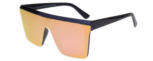 Polariss Okulary Przeciwsłoneczne Unisex Z Filtrem Polaryzacyjnym - Pol 961 Różowy Czarne