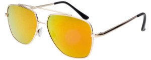 Polariss Okulary Przeciwsłoneczne Unisex Z Filtrem Polaryzacyjnym - Pol 817 Pomarańczowy Pomarańczowe