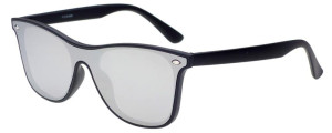 Polariss Okulary Przeciwsłoneczne Unisex Z Filtrem Polaryzacyjnym - Pol 810 Srebrny Czarne