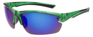 Polariss Okulary Przeciwsłoneczne Unisex Z Filtrem Polaryzacyjnym - Pol 1025 Zielony Niebieskie