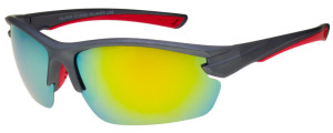 Polariss Okulary Przeciwsłoneczne Unisex Z Filtrem Polaryzacyjnym - Pol 1025 Szary Pomarańczowe