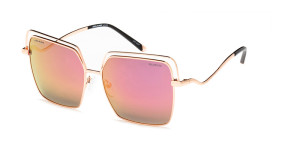 Okulary Przeciwsłoneczne Damskie Polaryzacyjne Solano Ss 10460 Lustrzany Szare