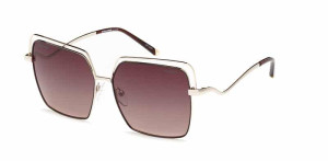 Okulary Przeciwsłoneczne Damskie Polaryzacyjne Solano Ss 10460 Brązowy Brązowe