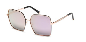 Okulary Przeciwsłoneczne Damskie Polaryzacyjne Solano Ss 10465 Lustrzany Szare