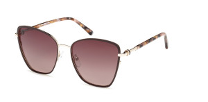 Okulary Przeciwsłoneczne Damskie Polaryzacyjne Solano Ss 10469 Brązowy Brązowe