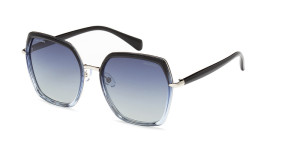 Okulary Przeciwsłoneczne Damskie Polaryzacyjne Solano Ss 10474 Niebieski Czarne