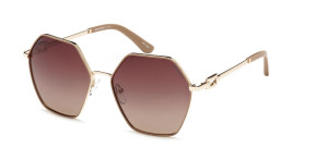 Okulary Przeciwsłoneczne Damskie Polaryzacyjne Solano Ss 10495 Brązowy Brązowe