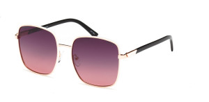 Okulary Przeciwsłoneczne Damskie Polaryzacyjne Solano Ss 10497 Fioletowy Czarne