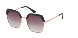 Okulary Przeciwsłoneczne Damskie Polaryzacyjne Solano Ss 20925 Szary Czarne