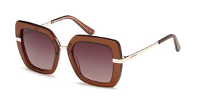 Okulary Przeciwsłoneczne Damskie Polaryzacyjne Solano Ss 90167 Brązowy Brązowe