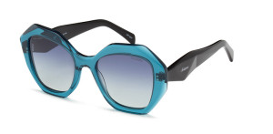 Okulary Przeciwsłoneczne Damskie Polaryzacyjne Solano Ss 90188 Niebieski Czarne