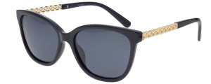 Joker Okulary Przeciwsłoneczne Damskie Z Filtrem Uv 400 Jr 4621 Czarny Czarne