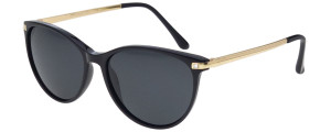 Joker Okulary Przeciwsłoneczne Damskie Z Filtrem Uv 400 Jr 4622 Czarny Czarne