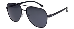 Joker Okulary Przeciwsłoneczne Unisex Pilotki Aviator Z Filtrem Uv 400 Jr 4634 Czarny Czarne
