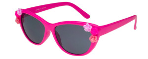Joker Jrd 347 - Dziecięce Okulary Przeciwsłoneczne Unisex Z Filtrem Uv 400 Różowy Czarne