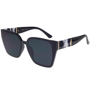 Joker Damskie Okulary Przeciwsłoneczne Z Filtrem Uv 400 Jr 4605 Czarny Czarne