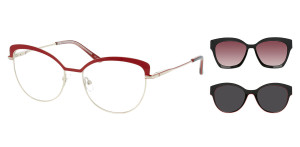 Okulary Damskie Korekcyjno-przeciwsłoneczne Solano Cl 10131 D Nakładki Z Filtrem Polaryzacyjnym 