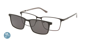 Oprawki Korekcyjne Męskie Solano Z Nakładką Z Filtrem Polaryzacyjnym Cl 10161 Antyrefleks Szary Szare