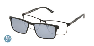 Oprawki Korekcyjne Męskie Solano Z Nakładką Z Filtrem Polaryzacyjnym Cl 10169 A Antyrefleks Białe